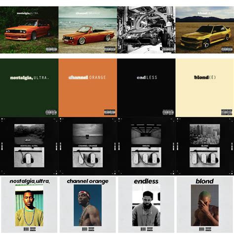 frank ocean albums in order.